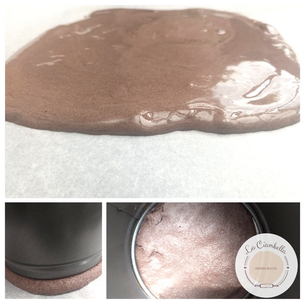 Preparazione della marquise al cacao