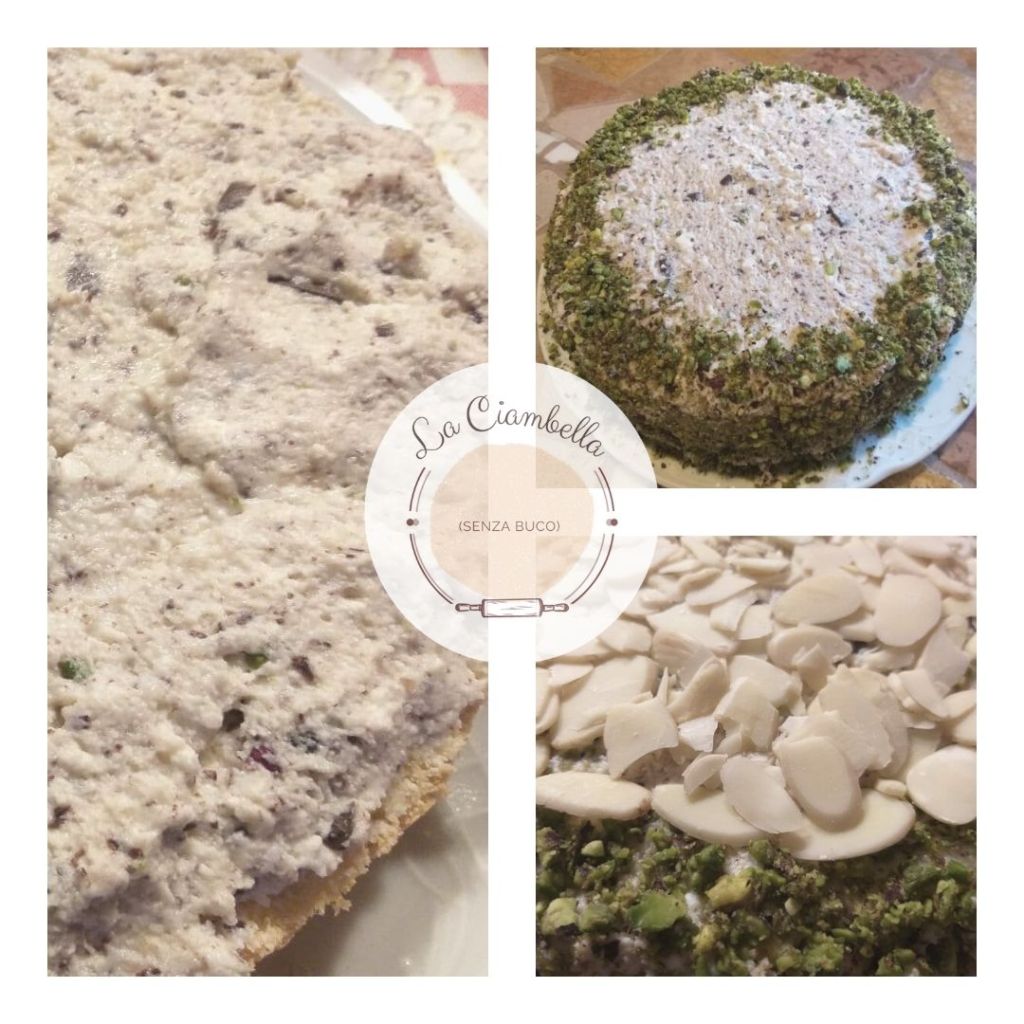 Decorazione della torta Fedora siciliana