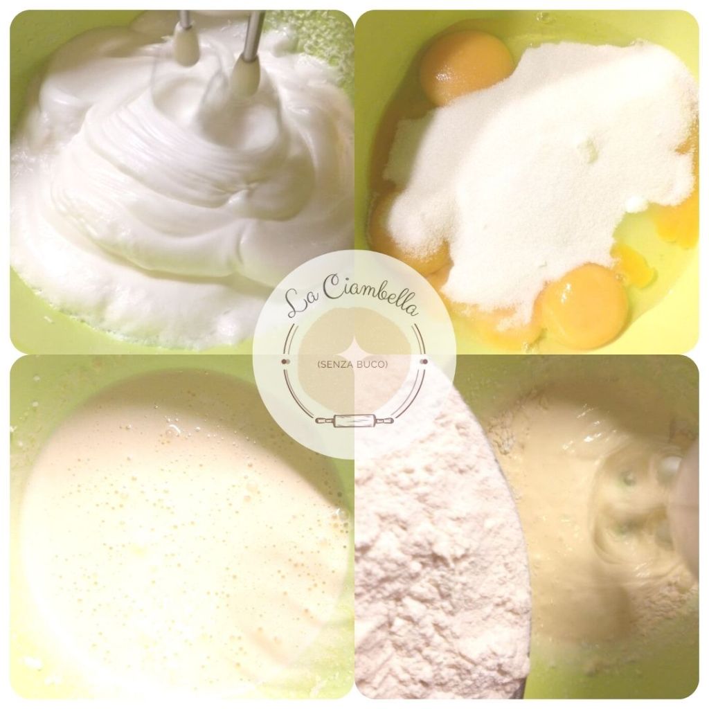 Preparazione del Pan di Spagna