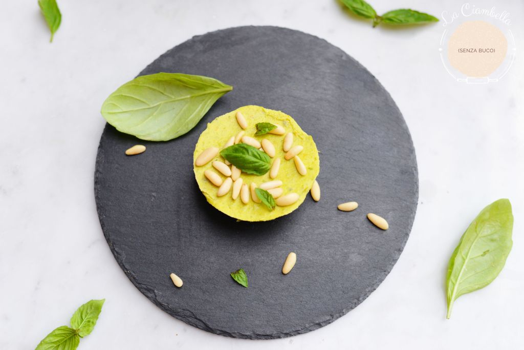 Flan di zucchine al pesto