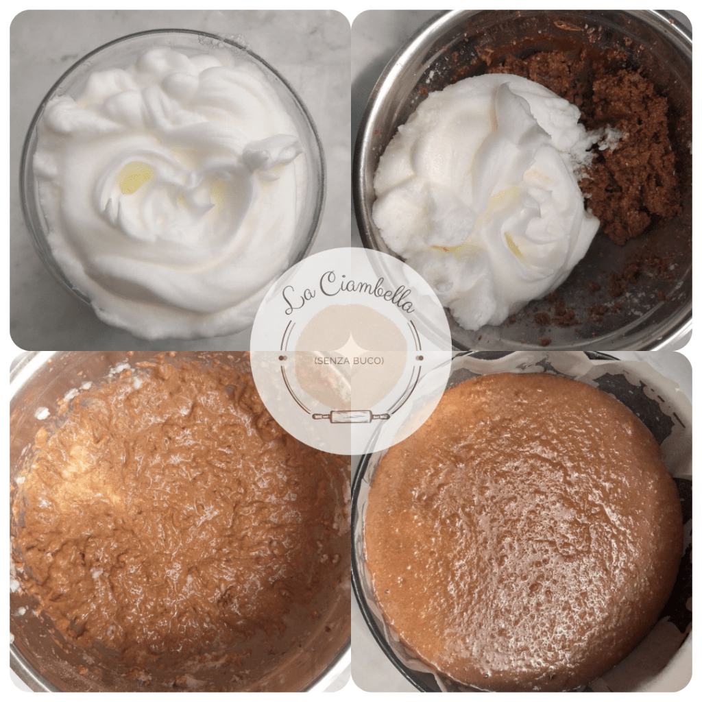 Preparazione della torta caprese