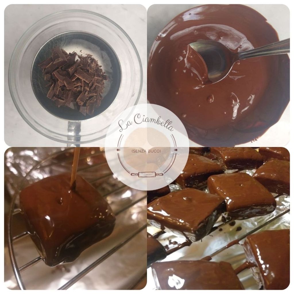Copertura di cioccolato Mustaccioli