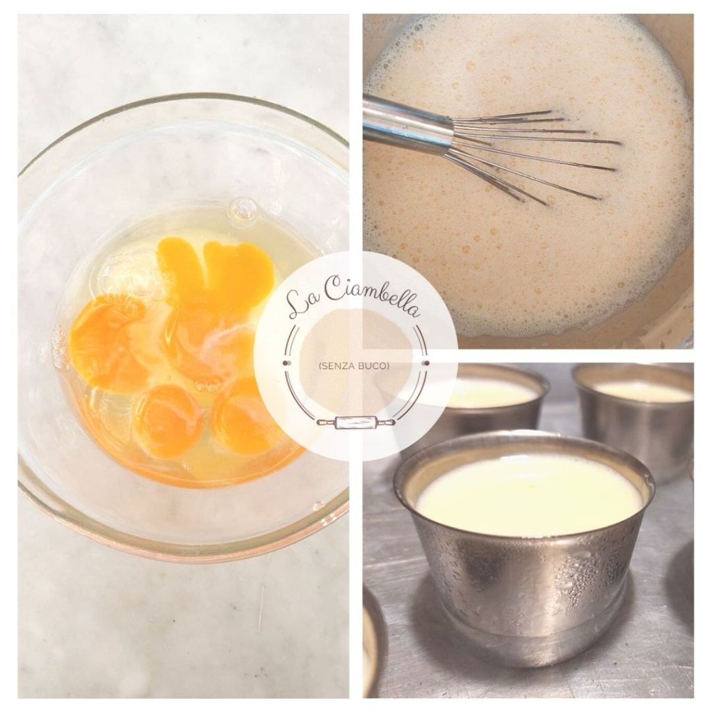 Creme caramel - preparazione crema