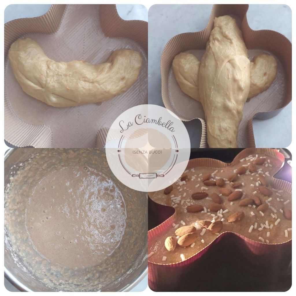 Formatura e glassatura della colomba