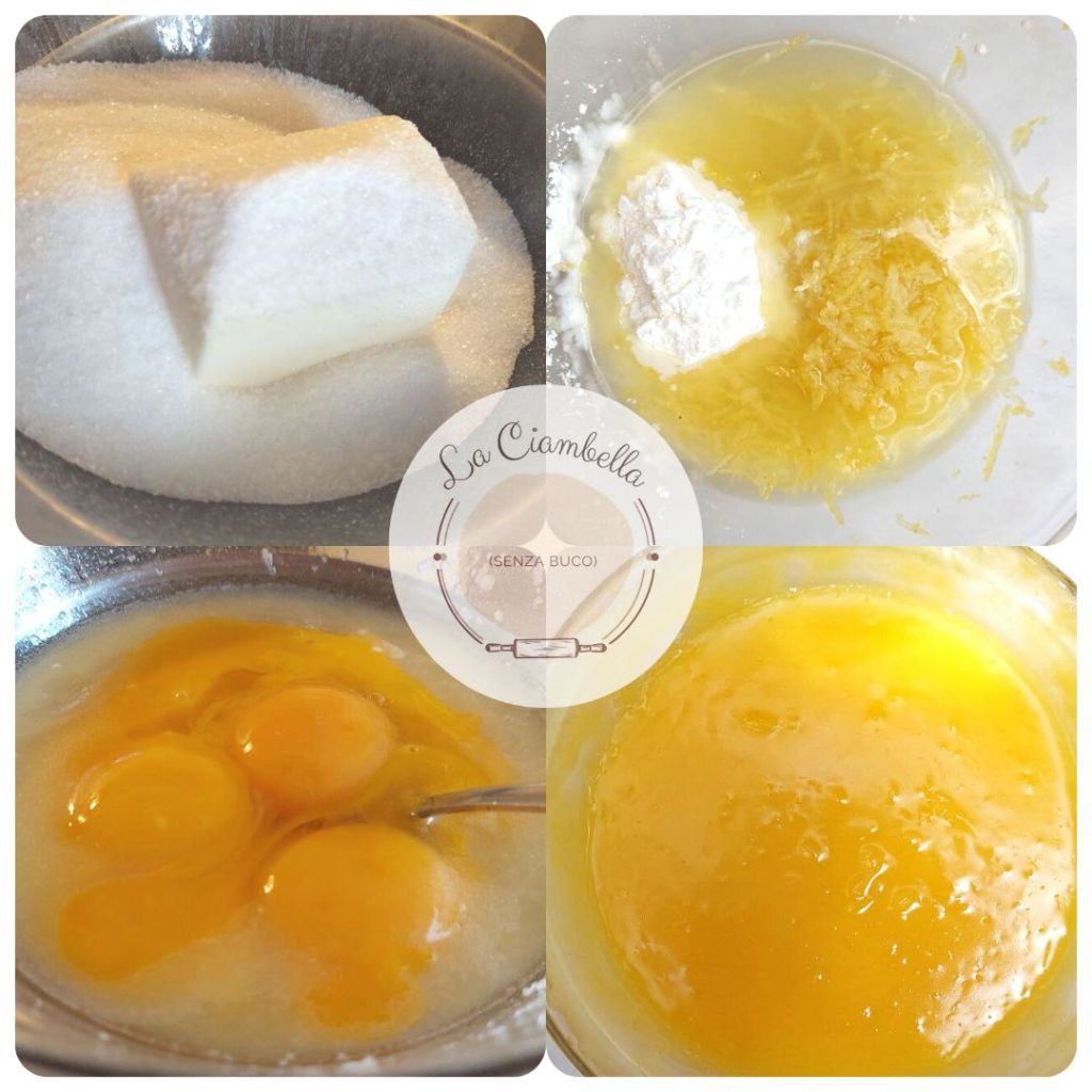 Preparazione del Lemon Curd per la pavlova al limone