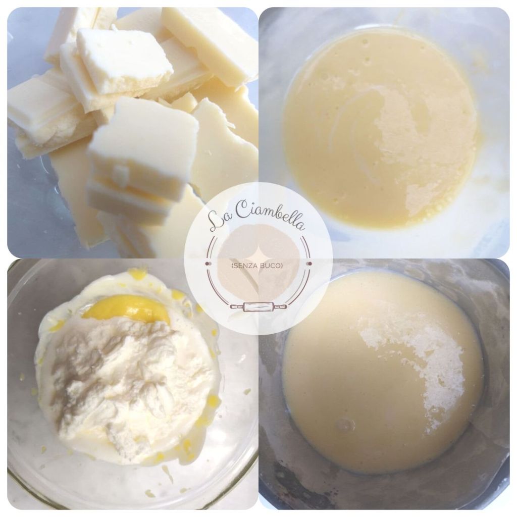 Mousse al cioccolato bianco