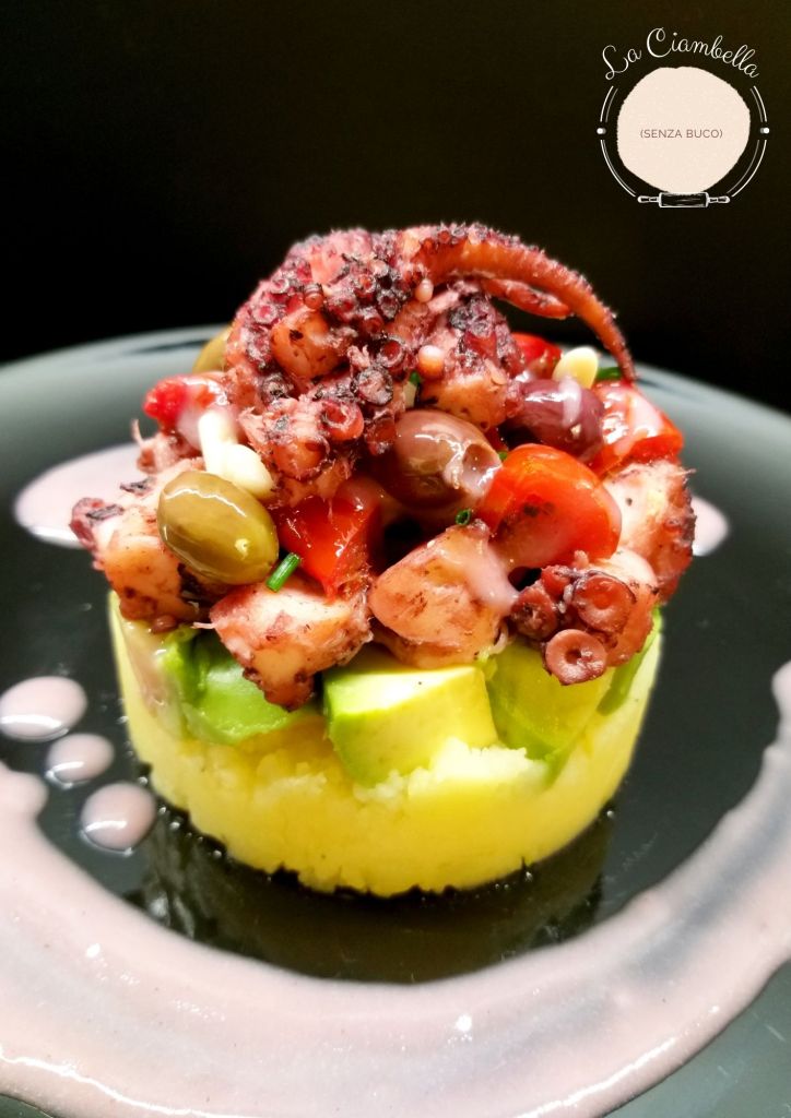 tortino di patate e polpo