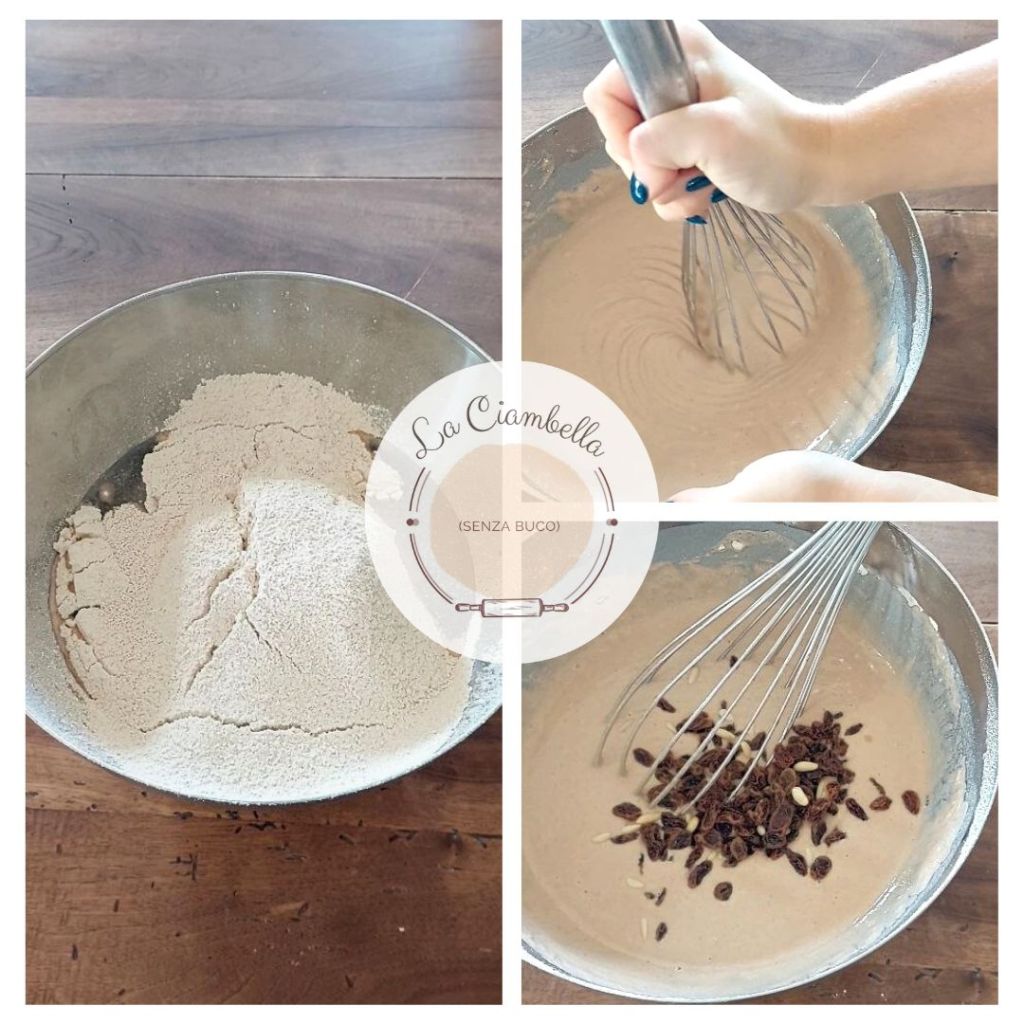 Preparazione del Castagnaccio